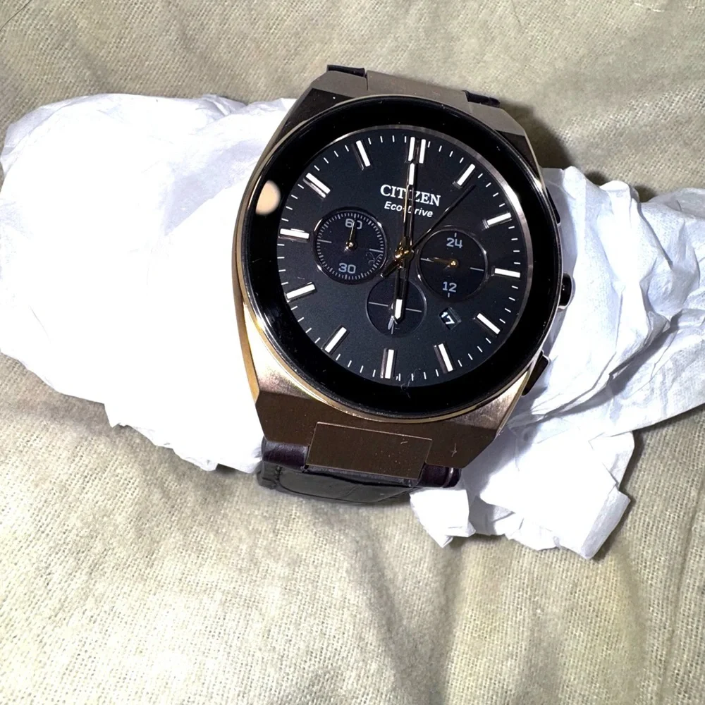 Citizen Axiom 43MM Rose Gold Stainless Steel Men’s Watch
